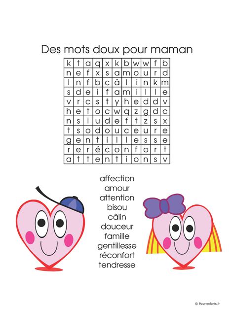 Mots D Amour Pour Maman Archives Charades Jeux Blagues Devinettes