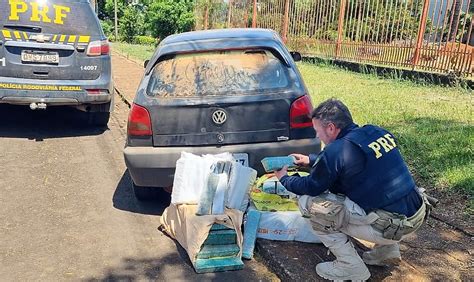 Prf Intercepta Na Br Quase Quilos De Maconha Que Iriam Para