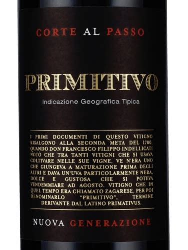 Riolite Corte Al Passo Nuova Generazione Primitivo Vivino Hong Kong