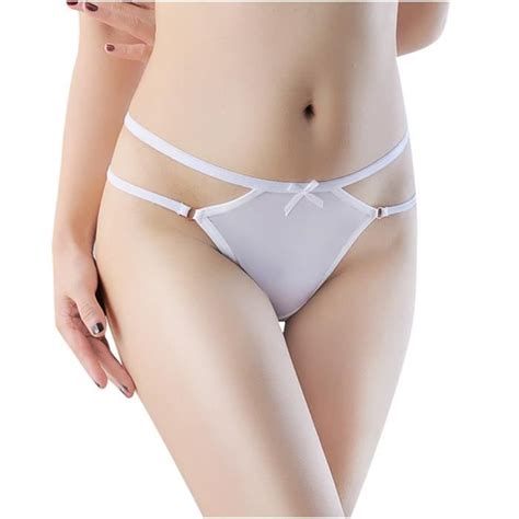 Sasaquoy String Tanga Lingerie Sexy Pour Femmes Ouvert Culotte G