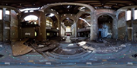 360° view of Abandoned City Methodist Church, Gary Indiana - Alamy