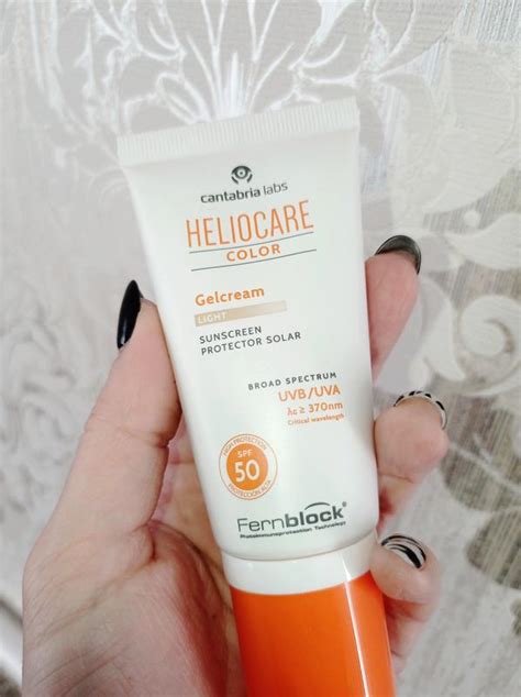 Тональный крем солнцезащитный heliocare color gelcream light spf 50