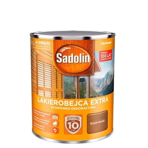 Sadolin Lakierobejca Extra Drewna L Orzech W Oski Aknob