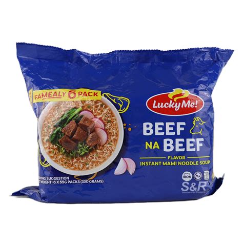 Lucky Me Beef Na Beef Instant Mami 6pcs X 55g Shopee Philippines