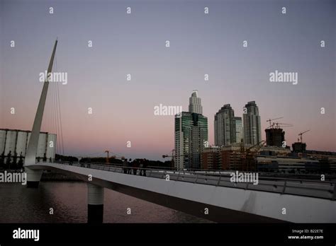 Puerto Madero view: bridge Stock Photo - Alamy