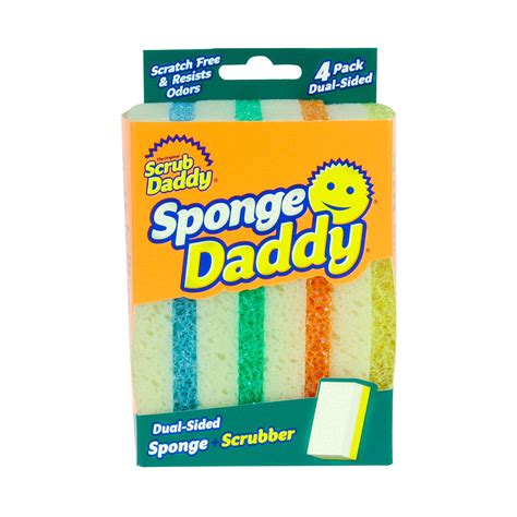 Scrub Daddy Sponge Daddy 4pk The Reject Shop