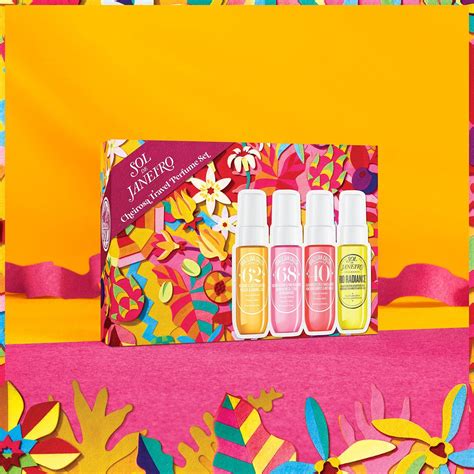 Cheirosa Travel Perfume Set - 4-Piece Gift Set - Sol de Janeiro