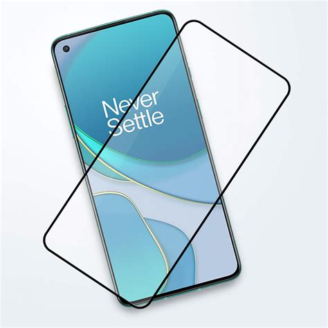 Full Tempered Glass Screen Protector For Oneplus 8t Black