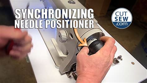 Synchronizing Needle Positioner Youtube