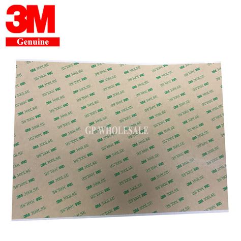 3 Sheets Clear Super Sticky Double Sided Adhesive 3M 300LSE 9495LE