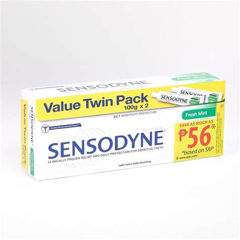 Sensodyne Fresh Mint Toothpaste 2 X 100g Twin Pack Lazada Ph