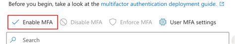 Enable Or Disable Multi Factor Authentication MFA Microsoft 365