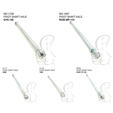 Motorcycle Pivot Shaft Axle Gy Rusi Mp Xrm Tmx Rusi Tc