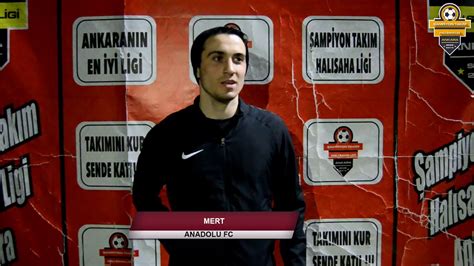 ŞAMPİYON TAKIM ANKARA ANADOLU FC AYYILDIZ TİM MAÇI SONRASI RÖPORTAJ