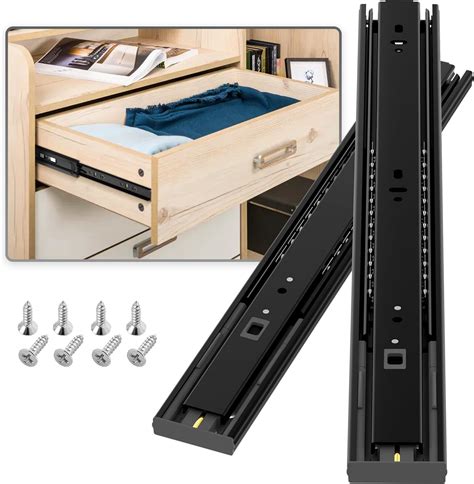 AOLISHENG Soft Close Drawer Runners Drawer Slides 400mm Heavy Duty 45kg