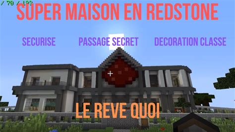 Maison Redstone Minecraft Ventana Blog