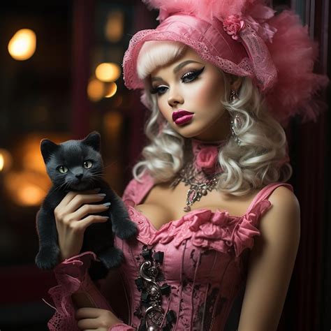 Premium AI Image | Scary Barbie halloween theme