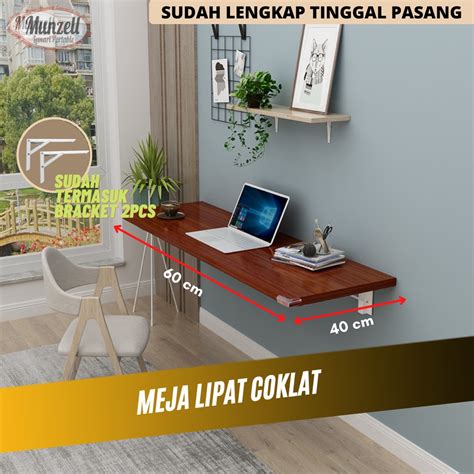 Jual Meja Lipat Dinding Meja Gantung Meja Laptop Cm X Cm