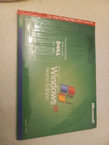 Dell Microsoft Windows XP Home Edition Version 2002 Reinstallation CD