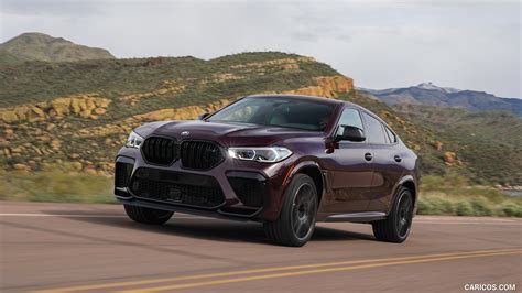 BMW X6 M Competition | 2020MY (Color: Ametrine Metallic; US-Spec) | Front Three-Quarter