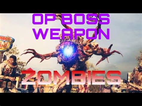 The Most Overpowered Boss Weapon In Mw Zombies Youtube