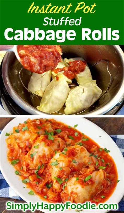 Instant Pot Stuffed Cabbage Rolls Artofit