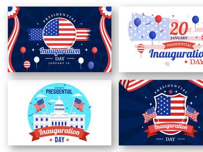 12 USA Presidential Inauguration Day Illustration by ~ EpicPxls