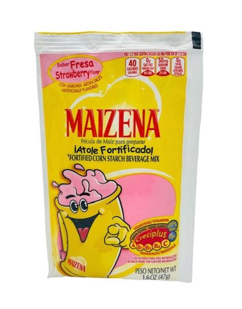 Maizena Strawberry Mix Atole Fortificado 1 6 Oz Pack Of 6