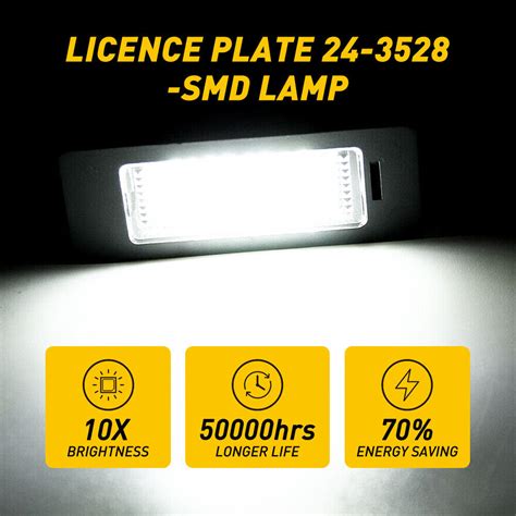 Number Plate Light Led License For Bmw E E E E E E X