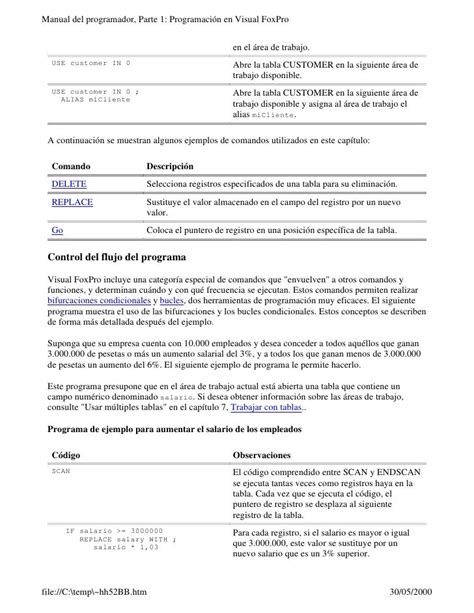 Microsoft Visual Foxpro 9 0 Manual Del Programador Comhaval