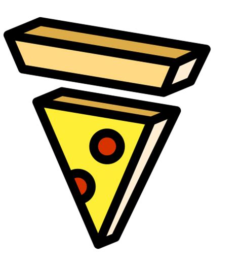 Voodoo Rays Brand Refresh New Pizza Slice Icon New Pizza Pizza