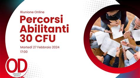 Riunione Percorsi Abilitanti Cfu Youtube