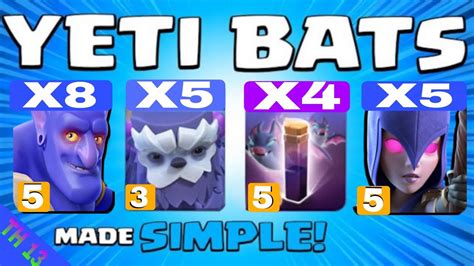 Th Strategy Yeti Witch Bowler Bat Spell Strategy Simple