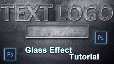 Photoshop Tutorial Text Effects Episode 21 Glass Text Effect Youtube