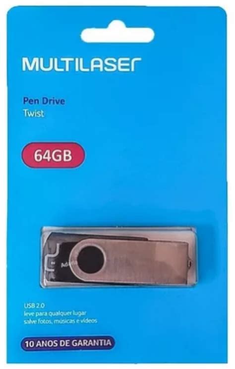 Pen Drive Multilaser Twist Original 10 Anos De Garantia Nas Capacidade