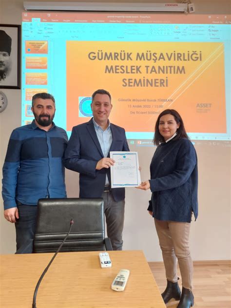 Sosyal Bilimler MYO Gümrük Müşavirliği Meslek Tanıtım Seminerleri