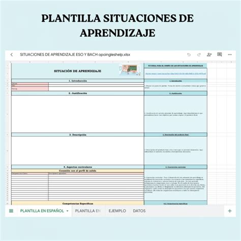 PLANTILLA SITUACIONES DE APRENDIZAJE Kumubox