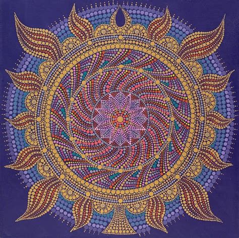 Sudarshana Chakra Nft Original Abstract Painting Original Paintings