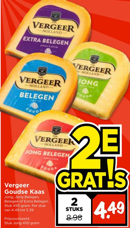 Vergeer Kaas Folder Aanbieding Bij Vomar Details