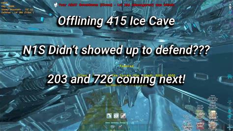 Ark Official Pvp Tpg Offlining 415 Ice Cave N1s Nowhere To Be