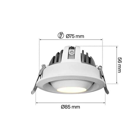 Faro Led Da Incasso W Mm Ip Cct Orientabile Philips Certadrive