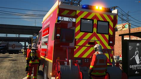 Gta V Rp Intervention Des Sapeurs Pompiers Sur Une Fuite De Gaz Youtube