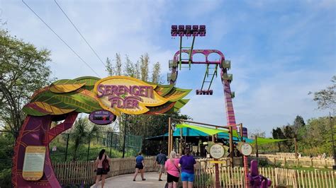 Riding Serengeti Flyer For My First Time New Ride At Busch Gardens