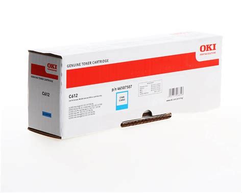 OKI C612 6000 Sidor Cyan