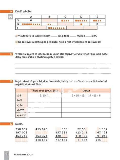 Matematika Pro Ro N K Z Kladn Koly Pracovn Se It Hejn M