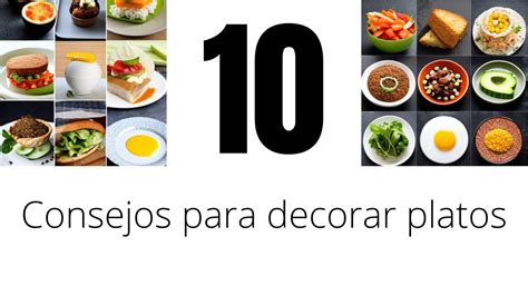 10 Consejos Para Decorar Platos Youtube