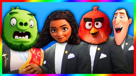 Moana And Angry Birds And Hotel Transylvania Coffin Dance Song Cover