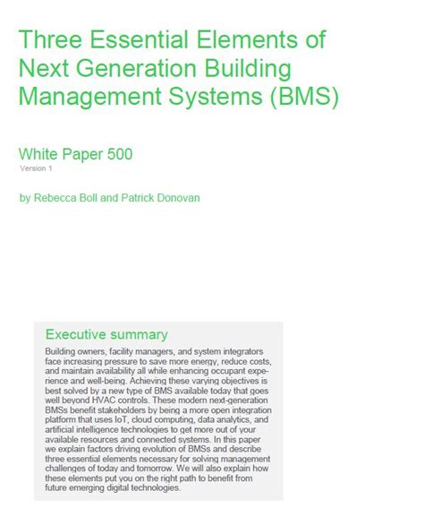 Is Three Essential Elements Of Next Generation Building