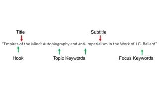 Academic titles | PPT