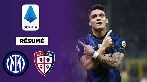 Résumé Serie A L Inter fait le show face à Cagliari et devient